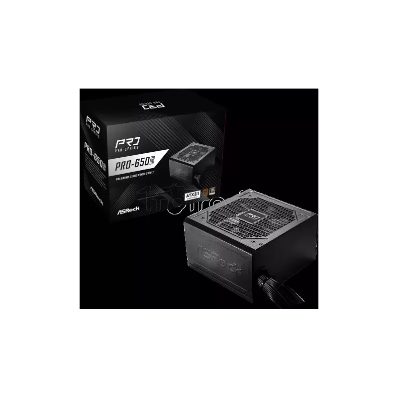Alimentation ATXASRockPro-B- 650W (Noir) | MonPC.Store