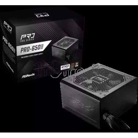 Alimentation ATXASRockPro-B- 650W (Noir) | MonPC.Store