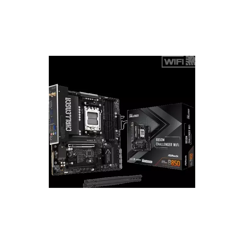 Carte MèreASRockB850M Challenger WiFi(AM5) Micro ATX | MonPC.Store