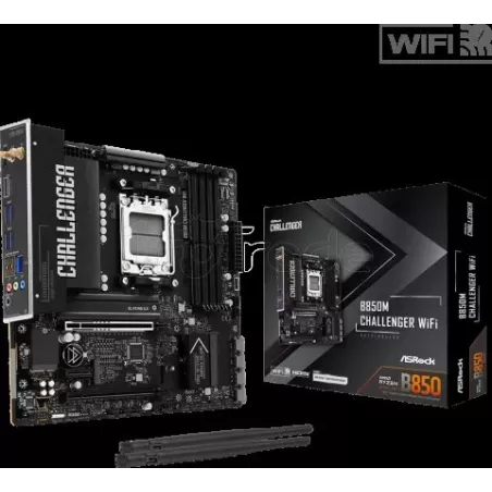 Carte MèreASRockB850M Challenger WiFi(AM5) Micro ATX | MonPC.Store