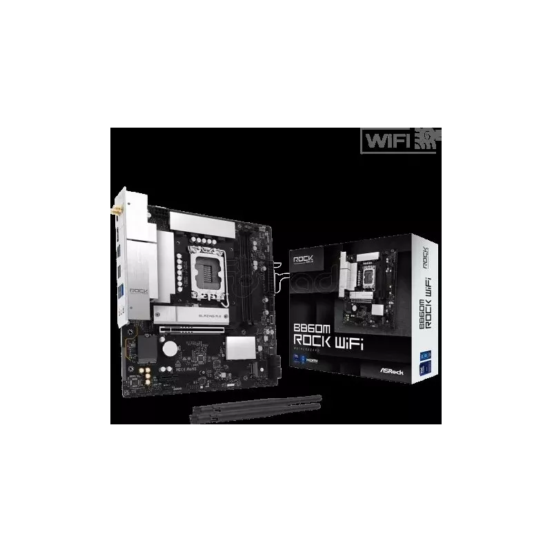 Carte MèreASRockB860M Rock WiFi(Intel LGA 1851) Micro… | MonPC.Store