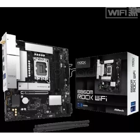 Carte MèreASRockB860M Rock WiFi(Intel LGA 1851) Micro… | MonPC.Store