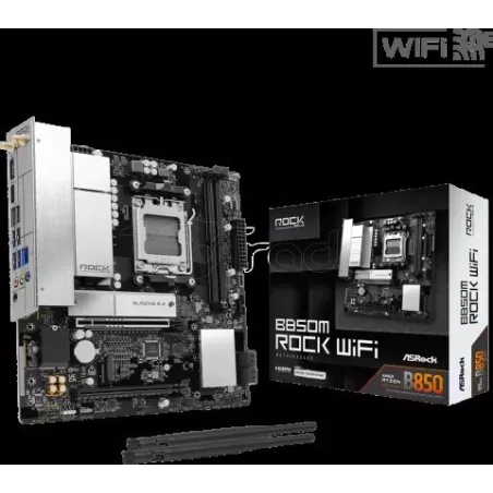 Carte MèreASRockB850M Rock WiFi(AM5) Micro ATX | MonPC.Store