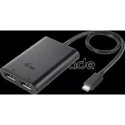 Adaptateur USB-CI-Tecvers 2x DisplayPort (Noir) | MonPC.Store