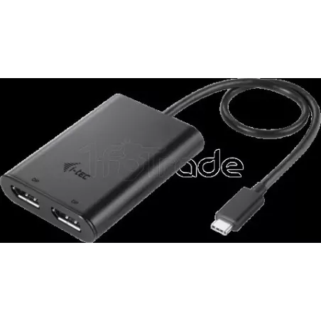 Adaptateur USB-CI-Tecvers 2x DisplayPort (Noir) | MonPC.Store