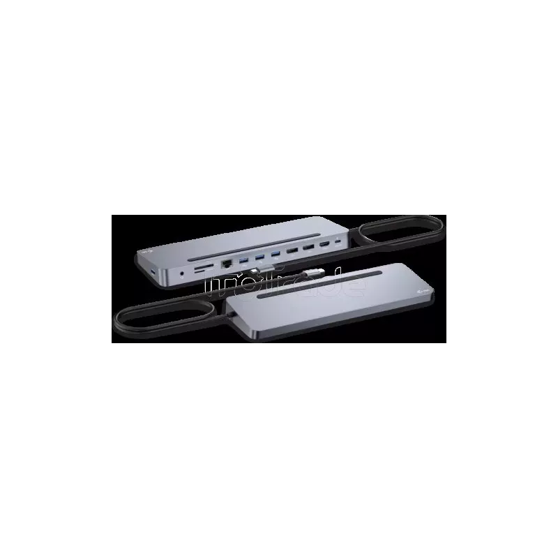 Station d'accueil USB-C 3.0I-TecMetal Ergonomic(Gris) | MonPC.Store