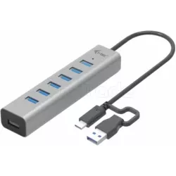 Hub USB-A/CI-TecCharging Metal - 7 ports USB 3.0 (Gris) | MonPC.Store