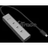 Hub USB-CI-TecCharging Metal Pro - 5 ports USB-C 3.0… | MonPC.Store
