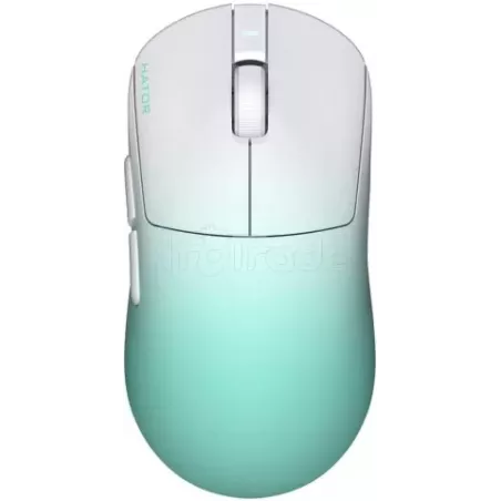 Souris sans fil GamerHatorQuasar 3 Ultima 8K(Blanc/Vert) | MonPC.Store
