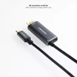 Cable adaptateurNanocableUSB-C vers DisplayPort 1.8m… | MonPC.Store