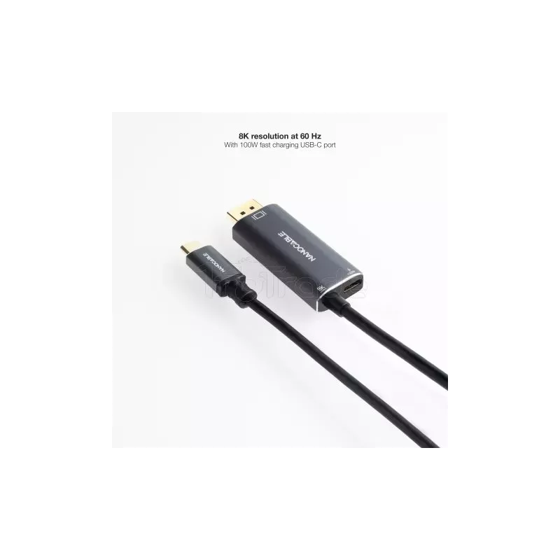 Cable adaptateurNanocableUSB-C vers DisplayPort 1.8m… | MonPC.Store