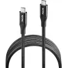CableNGSKnotUSB-C M/M -2m 240W (Noir) | MonPC.Store