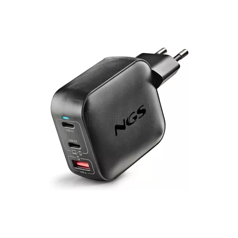 Chargeur secteurNGSBud Tiny2x USB-C + 1x USB-A 100W… | MonPC.Store