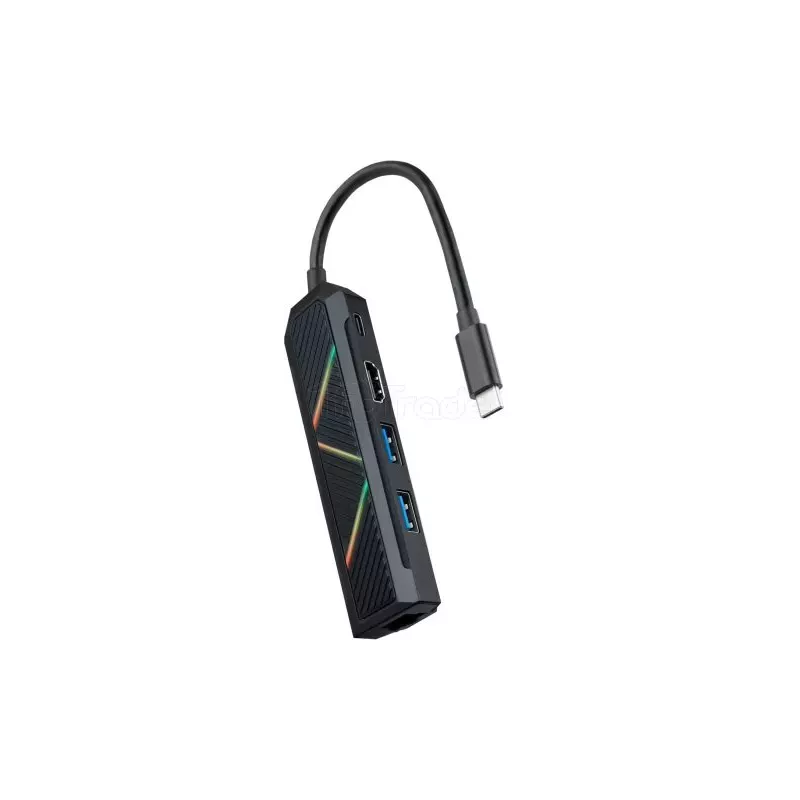 Hub USB-C 3.1Nanocable- 2x USB-A et 1x USB-C Noir) | MonPC.Store
