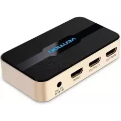 Splitter HDMI 4KVention2 ports (Noir/Or) | MonPC.Store