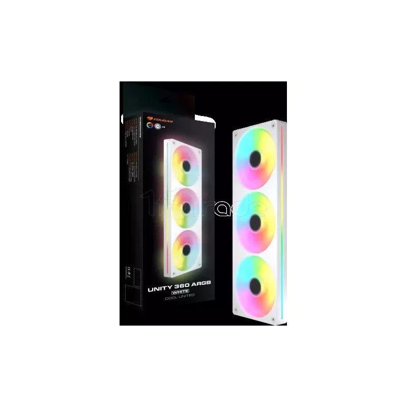 Triple Ventilateur de boitier CougarUnityReverse RGB… | MonPC.Store
