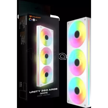 Triple Ventilateur de boitier CougarUnityReverse RGB… | MonPC.Store