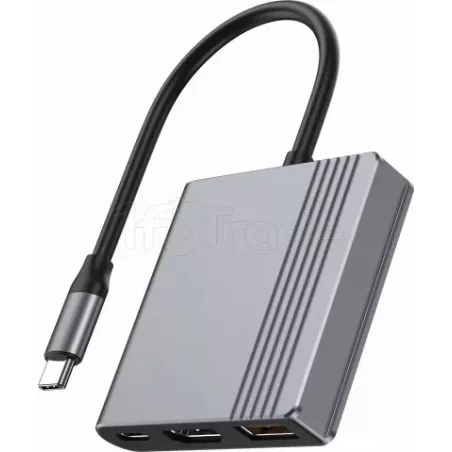 Adaptateur 3en1 USB-CCableXpertvers USB-A + HDMI +… | MonPC.Store