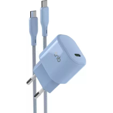 Chargeur secteur GaNT'nB1x USB-C 30W (Bleu) | MonPC.Store