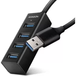 Hub USB 3.0AxagonHUE-M1A - 4x USB-A (Noir) | MonPC.Store