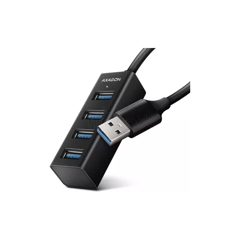 Hub USB 3.0AxagonHUE-M1A - 4x USB-A (Noir) | MonPC.Store