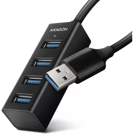 Hub USB 3.0AxagonHUE-M1A - 4x USB-A (Noir) | MonPC.Store