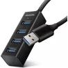 Hub USB 3.0AxagonHUE-M1A - 4x USB-A (Noir) | MonPC.Store