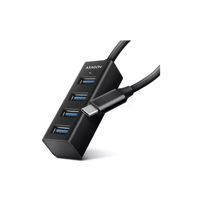 Hub USB-C 3.0AxagonHUE-M1C - 4 ports (Noir) | MonPC.Store