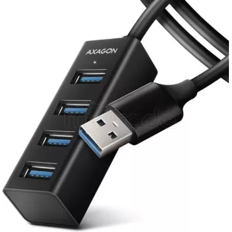 Hub USB-A 3.2AxagonHUE-M1AL - 4 ports (Noir) | MonPC.Store