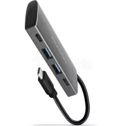 Hub USB-C 3.2AxagonHUE-4G2 - 4 ports USB-A/C (Gris) | MonPC.Store