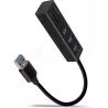 Hub USB-C 3.0AxagoniHMA-CR3A - 3 ports USB-A + lecteur… | MonPC.Store