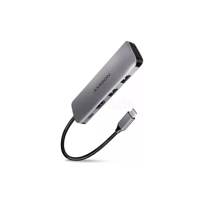 Adaptateur USB-C 3.0AxagonHMC-H3A vers HDMI, 3x USB-A… | MonPC.Store