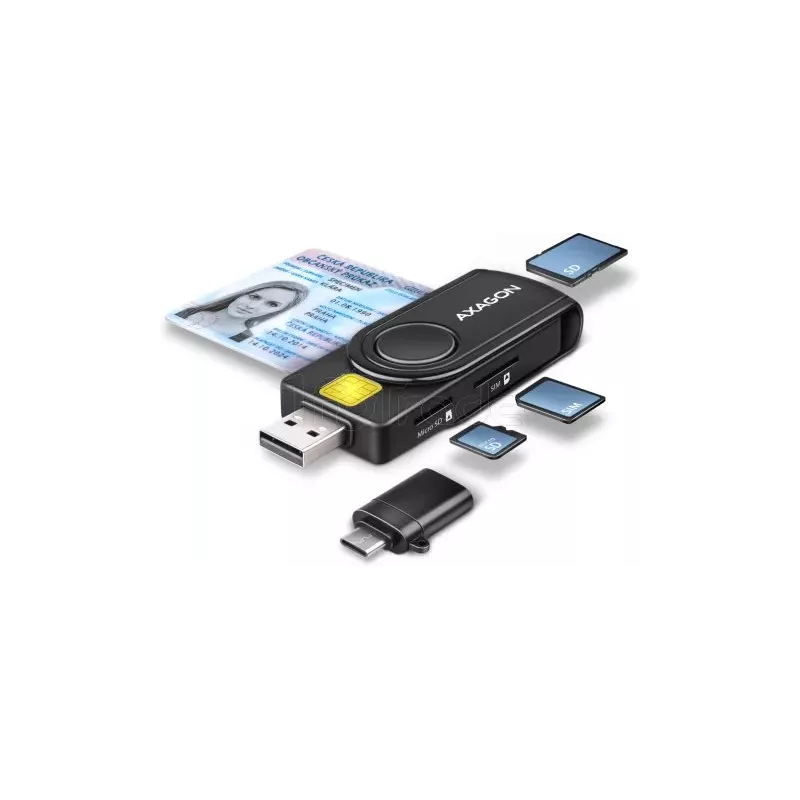 Lecteur de Cartes externeAxagonCRE-SMP2A | MonPC.Store