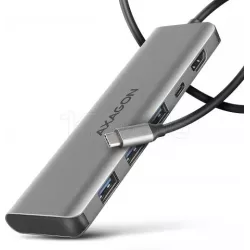 Adaptateur USB-C 3.0AxagonHMC-5H vers HDMI, 4x USB-A/C… | MonPC.Store