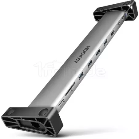 Station d'accueil USB-C 3.2AxagonHMC-10HLS(Gris) | MonPC.Store
