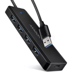 Hub USB 3.0AxagonHUE-C1A - 4 ports USB-A (Noir) | MonPC.Store
