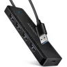 Hub USB 3.0AxagonHUE-C1A - 4 ports USB-A (Noir) | MonPC.Store