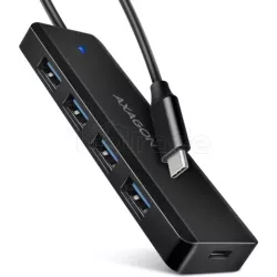 Hub USB-C 3.0AxagonHUE-C1C - 4 ports USB-A (Noir) | MonPC.Store