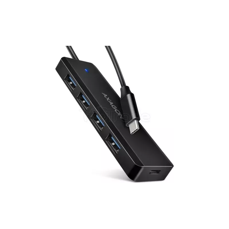Hub USB-C 3.0AxagonHUE-C1C - 4 ports USB-A (Noir) | MonPC.Store