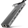 Station d'accueil portable USB-C 3.0AxagonHMC-7HX2(Gris) | MonPC.Store