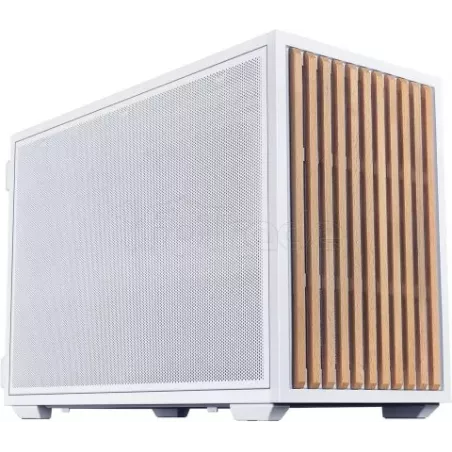 Boitier Mini Tour Micro ATX Lian LiB4 Wood(Blanc) | MonPC.Store