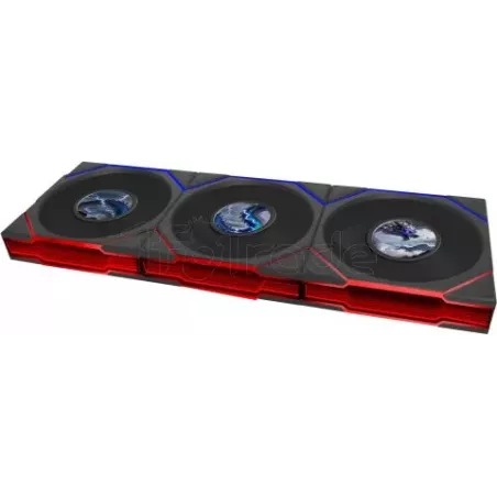 Lot de 3 Ventilateurs de boitier Lian LiUni Fan TL LCD… | MonPC.Store