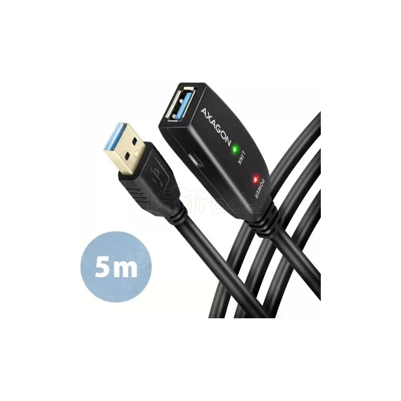 Rallonge USB 3.0 amplifiéeAxagonADR-305M/F 5m | MonPC.Store