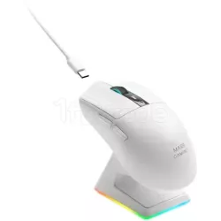 Souris sans fil GamerMars GamingMMW-Elite(Blanc) | MonPC.Store
