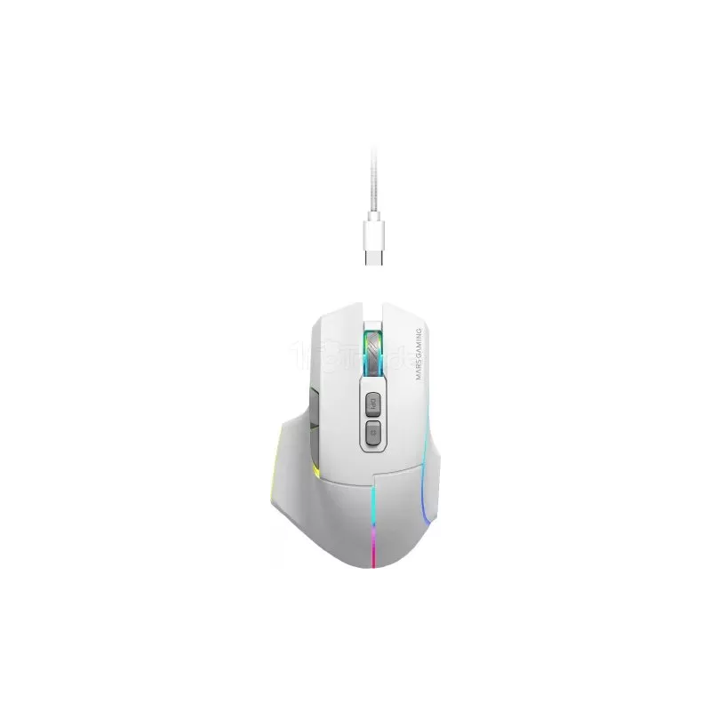 Souris sans fil GamerMars GamingMMW-VectorRGB (Blanc) | MonPC.Store