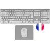 Pack 3en1 (Clavier/Souris/Tapis)TacensZenith(Blanc/Gris) | MonPC.Store