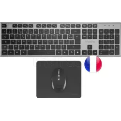 Pack 3en1 (Clavier/Souris/Tapis)TacensZenith(Noir/Argen… | MonPC.Store