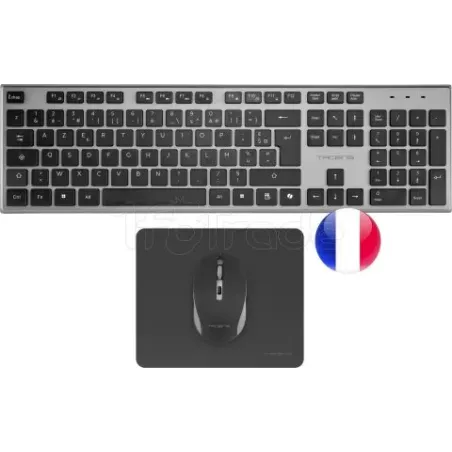 Pack 3en1 (Clavier/Souris/Tapis)TacensZenith(Noir/Argen… | MonPC.Store
