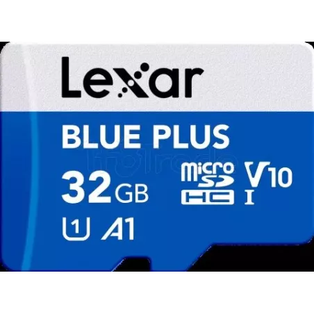 Carte mémoire Micro SDLexarBlue Plus- 32Go | MonPC.Store