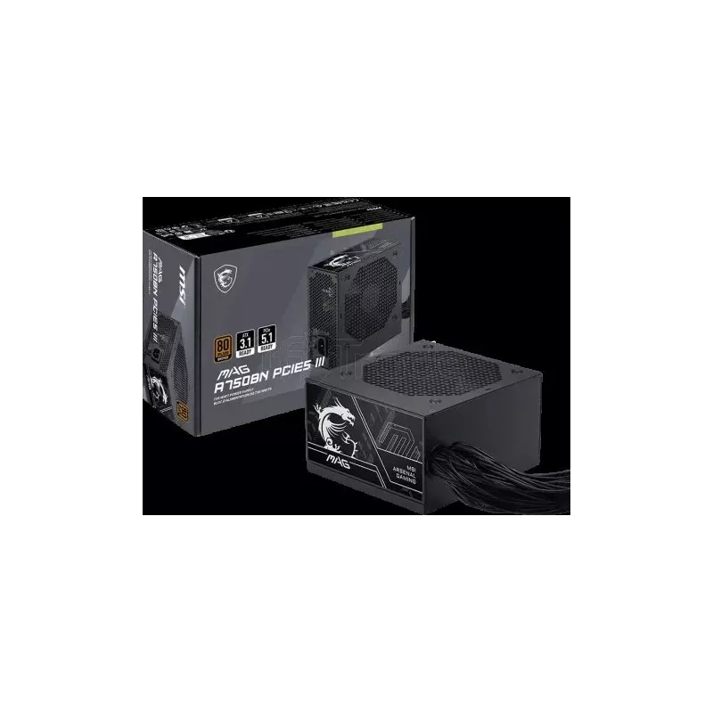 Alimentation ATXMSIMag A750BN PCie5 III - 750W (Noir) | MonPC.Store